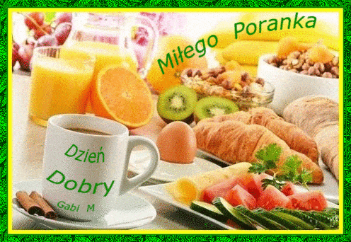 Kawa i śniadanie na powitanie i miłego dnia